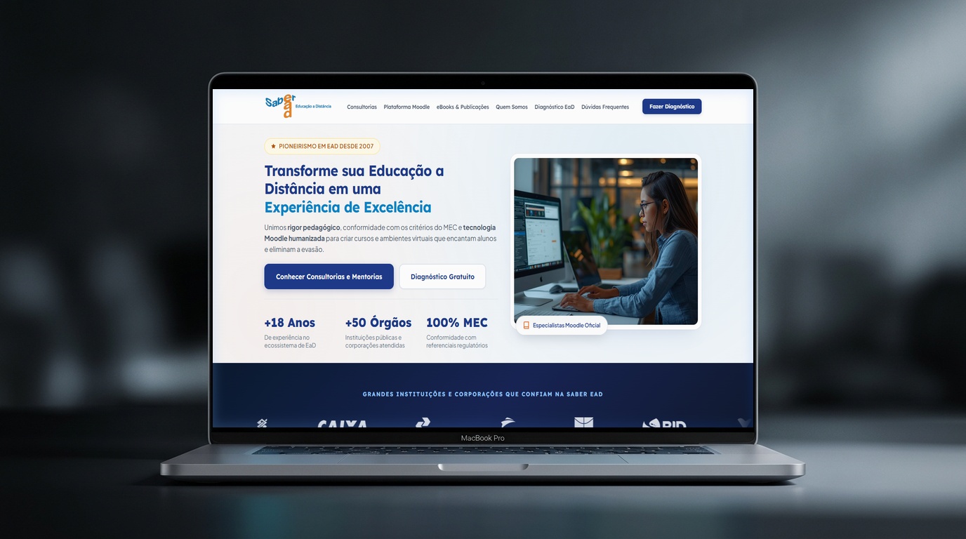 Saber EaD - Portal Institucional & Consultoria